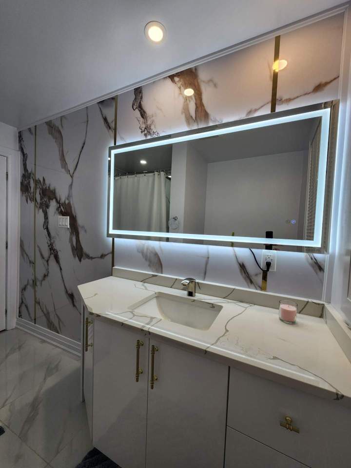 Modern bathroom remodel Ottawa